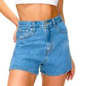Levi’s High Loose Denim Shorts